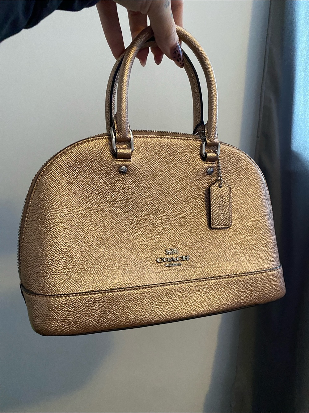 Coach Mini Sierra Bag in Rose Gold